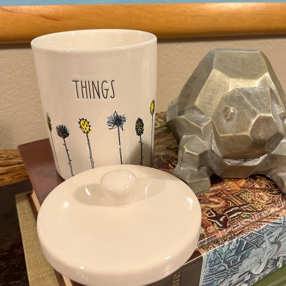 RARE RETIRED RAE DUNN ‘THINGS’ CONTAINER - Picture 4 of 9